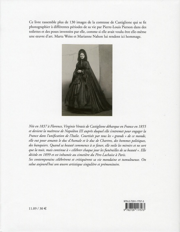 Quatrième de couverture de « LA COMTESSE DE CASTIGLIONE »