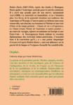 Quatrième de couverture de « PARCOURS POETIQUE (1880-1916) »