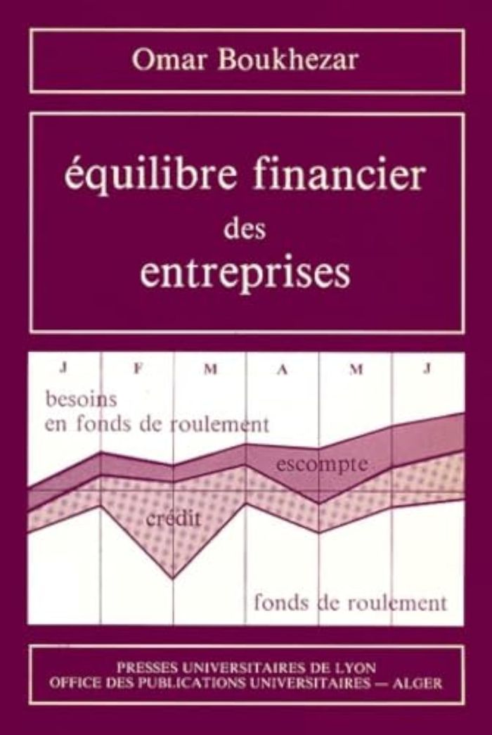Couverture du livre « EQUILIBRE FINANCIER DES ENTREPRISES » de Omar Boukhezar, librairie Les Contes Infusés à Corte
