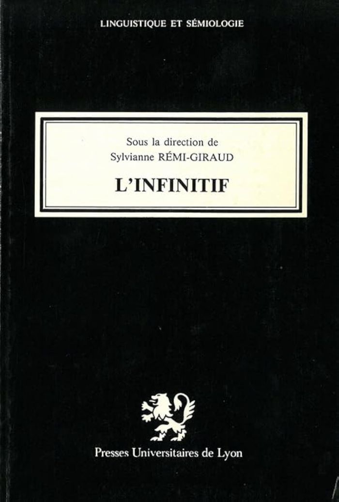 Couverture du livre « L'INFINITIF - UNE APPROCHE COMPARATIVE » de S. Remi-Giraud, librairie Les Contes Infusés à Corte