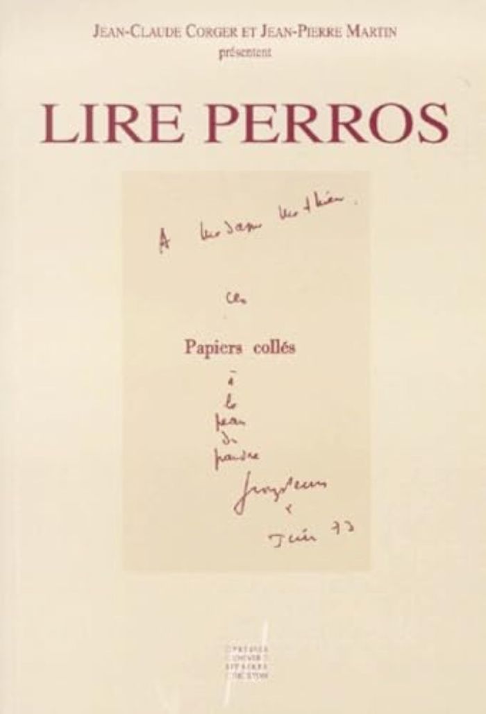 Couverture du livre « LIRE PERROS », librairie Les Contes Infusés à Corte