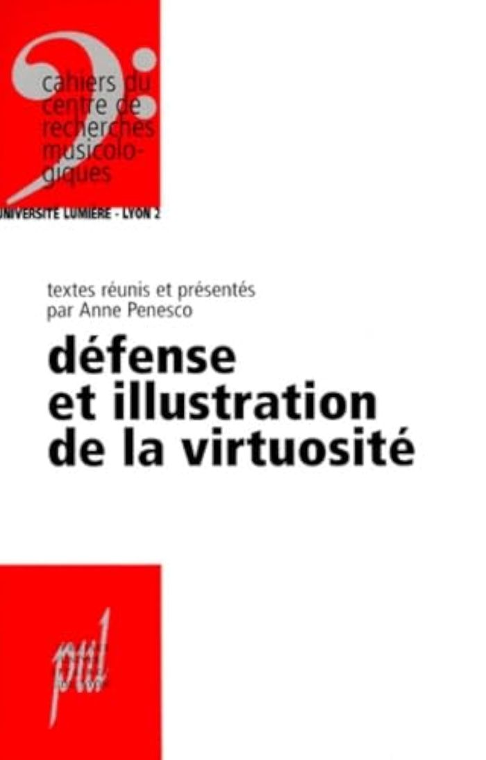 Couverture du livre « DEFENSE ET ILLUSTRATION DE LA VIRTUOSITE », librairie Les Contes Infusés à Corte