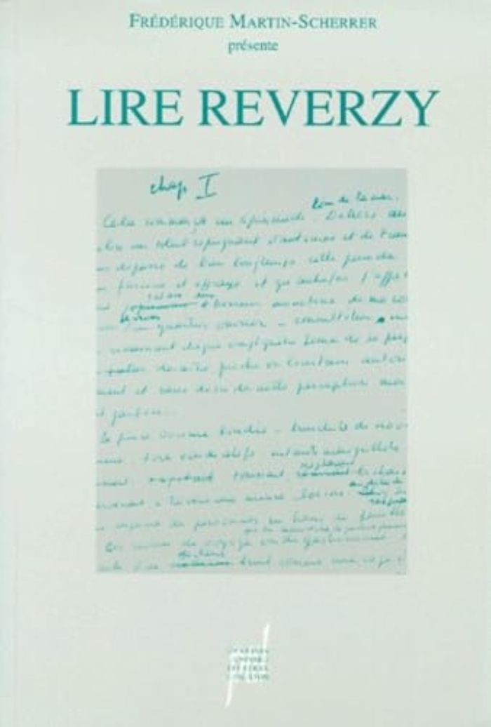 Couverture du livre « LIRE REVERZY » de F. Martin-Scherrer, librairie Les Contes Infusés à Corte
