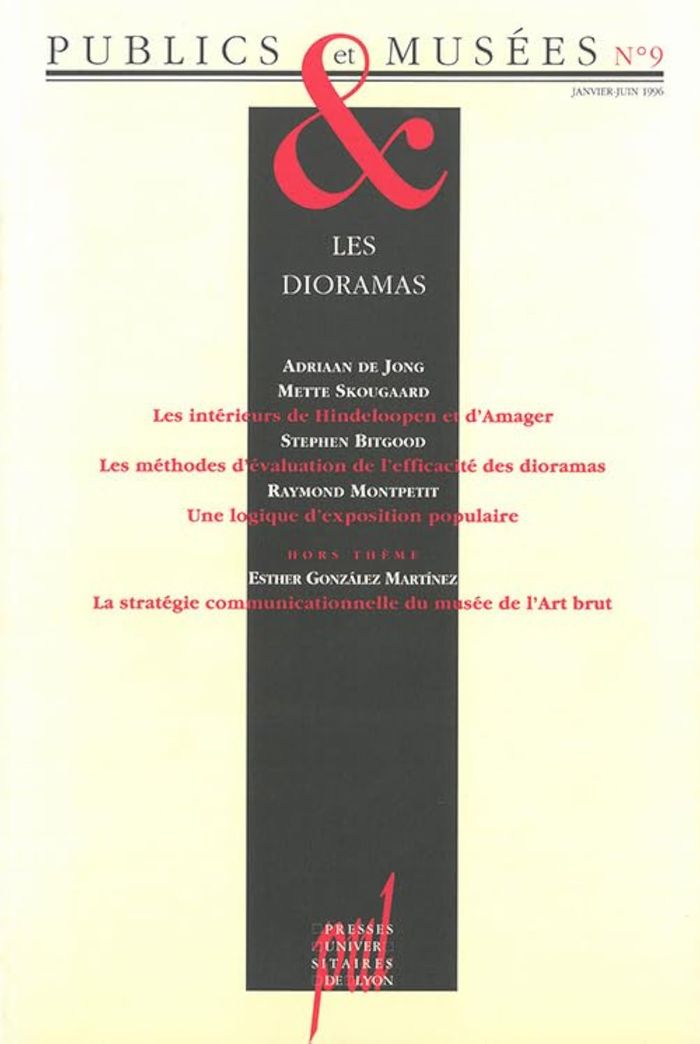 Couverture du livre « PUBLICS ET MUSEES N 09 - LES DIORAMAS » de Hana Gottesdiener, librairie Les Contes Infusés à Corte