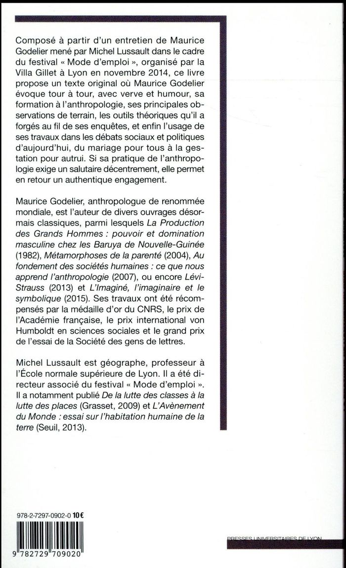 Quatrième de couverture de « LA PRATIQUE DE L'ANTHROPOLOGIE - DU DECENTREMENT A L'ENGAGEMENT »
