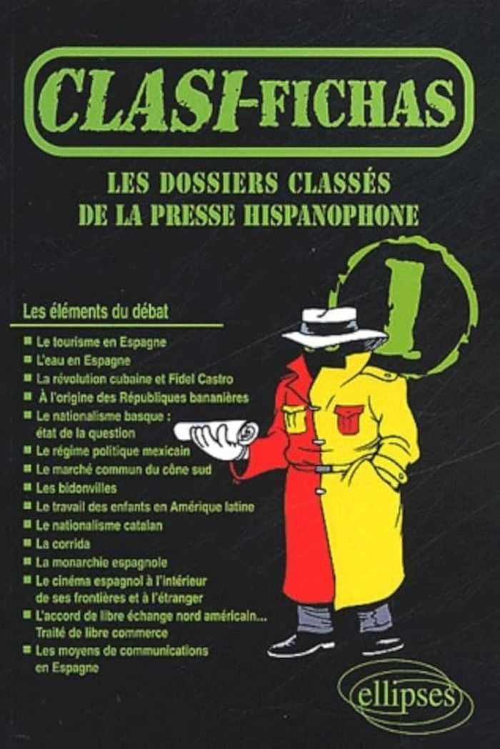 Couverture du livre « CLASI FICHAS 1 - LES DOSSIERS CLASSES DE LA PRESSE HISPANOPHONE », librairie Les Contes Infusés à Corte