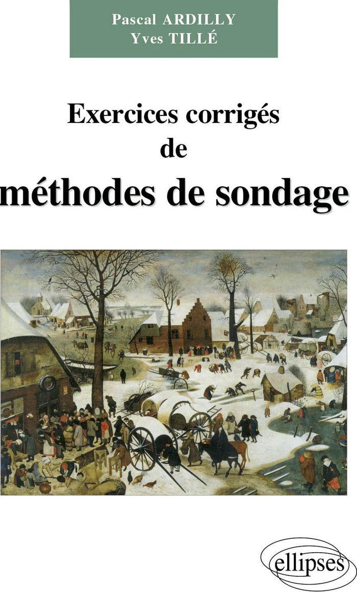 Couverture du livre « EXERCICES CORRIGES DE METHODES DE SONDAGE » de Ardilly/tille, librairie Les Contes Infusés à Corte