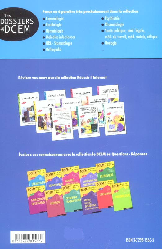 Quatrième de couverture de « ORTHOPEDIE »