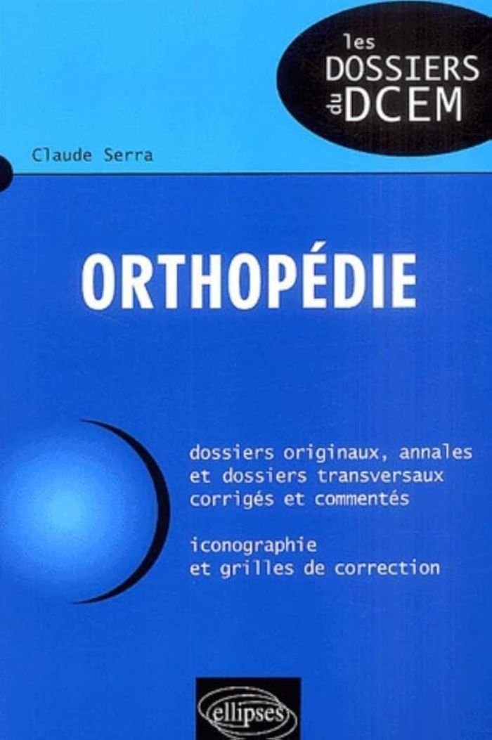 Couverture du livre « ORTHOPEDIE » de Claude Serra, librairie Les Contes Infusés à Corte