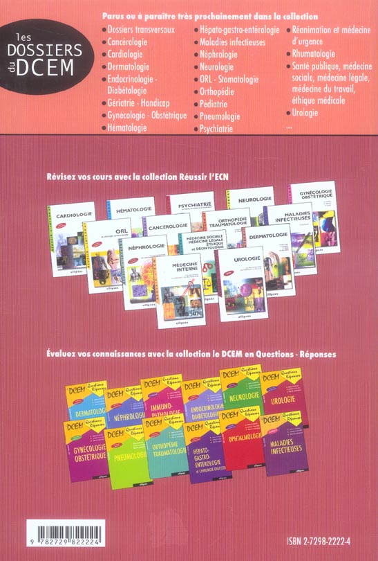 Quatrième de couverture de « RHUMATOLOGIE »