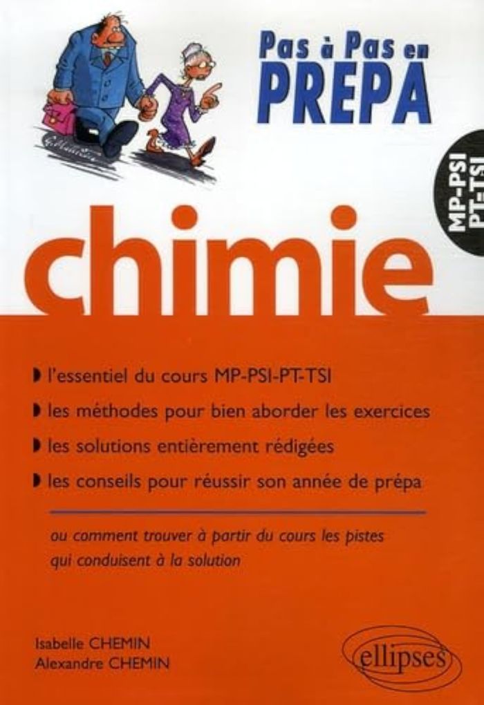 Couverture du livre « CHIMIE PSI-TSI-PT-MP » de Chemin, librairie Les Contes Infusés à Corte