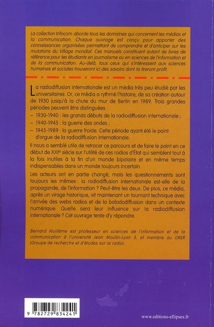 Quatrième de couverture de « LES RADIOS INTERNATIONALES »