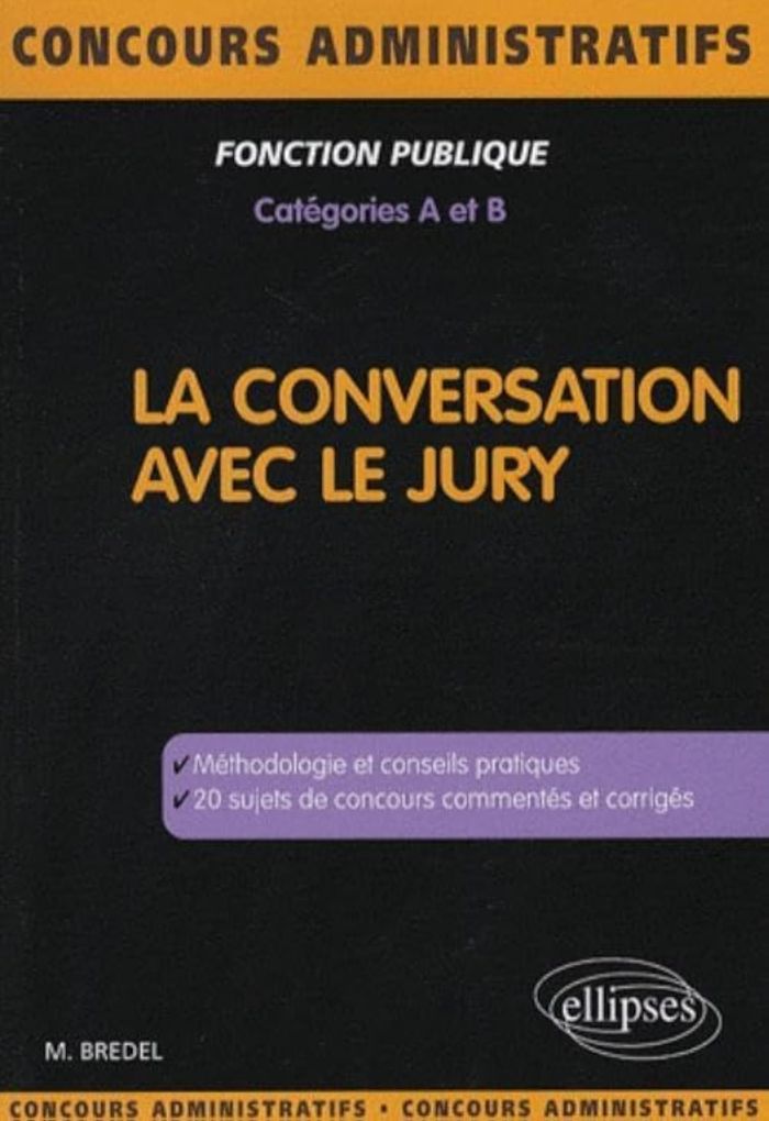 Couverture du livre « LA CONVERSATION AVEC LE JURY » de Marc Bredel, librairie Les Contes Infusés à Corte