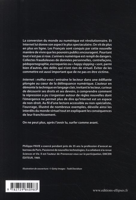 Quatrième de couverture de « INTERNET, MEFIEZ-VOUS ! »