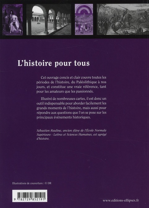 Quatrième de couverture de « L'HISTOIRE POUR TOUS »