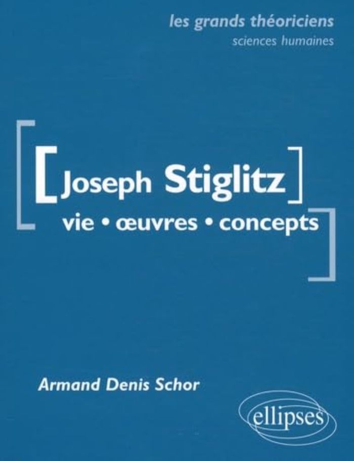 Couverture du livre « STIGLITZ JOSEPH - VIE, OEUVRES, CONCEPTS » de Armand Schor, librairie Les Contes Infusés à Corte