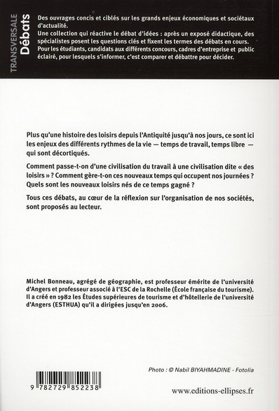 Quatrième de couverture de « LES LOISIRS. DU TEMPS DEGAGE AU TEMPS GERE »