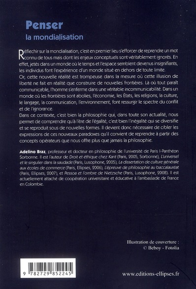 Quatrième de couverture de « PENSER LA MONDIALISATION »