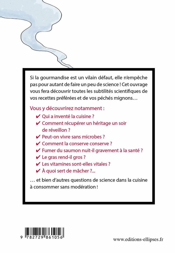 Quatrième de couverture de « FUMER DU SAUMON NUIT-IL GRAVEMENT A LA SANTE ? ET AUTRES QUESTIONS AMUSANTES DE SCIENCE DANS LA CUIS »