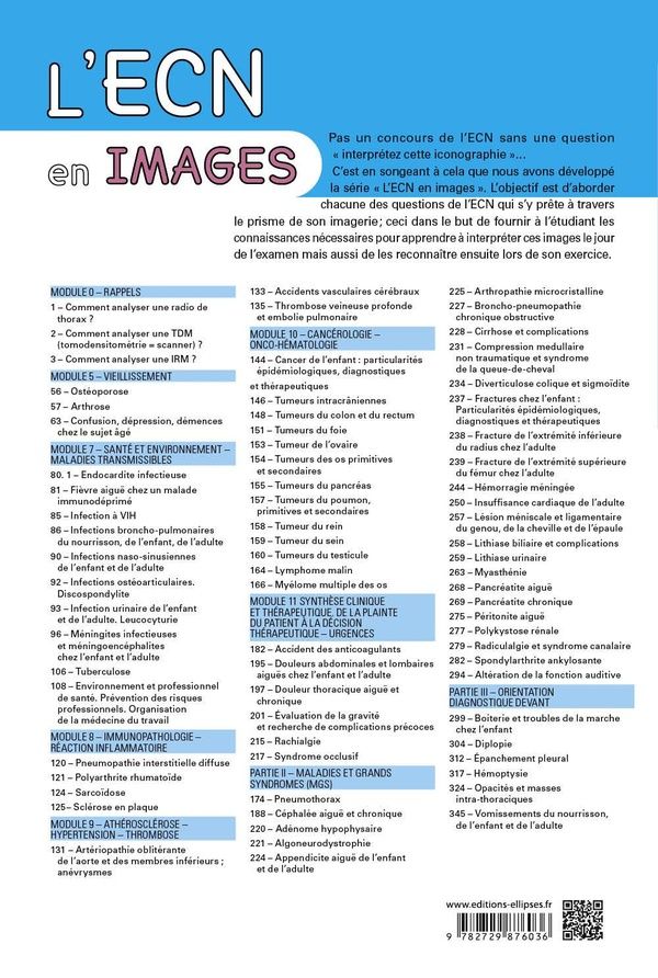 Quatrième de couverture de « ATLAS DE RADIOLOGIE »