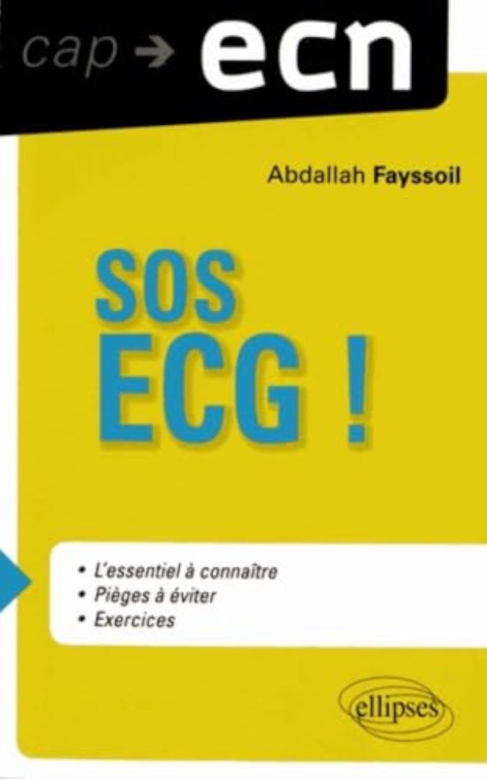 Couverture du livre « SOS ECG ! », librairie Les Contes Infusés à Corte