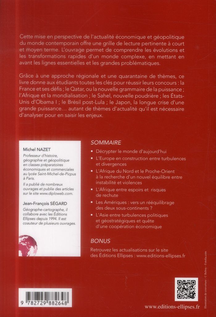 Quatrième de couverture de « COMPRENDRE L'ACTUALITE - GEOPOLIQUE ET RELATIONS INTERNATIONALES »