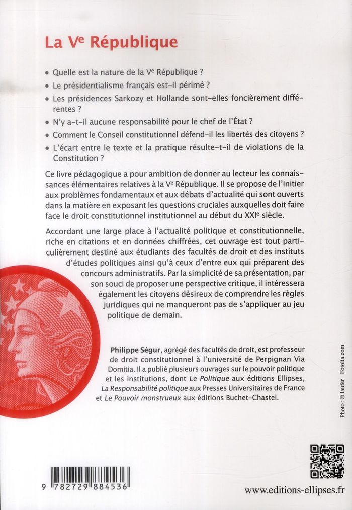 Quatrième de couverture de « LA VE REPUBLIQUE »