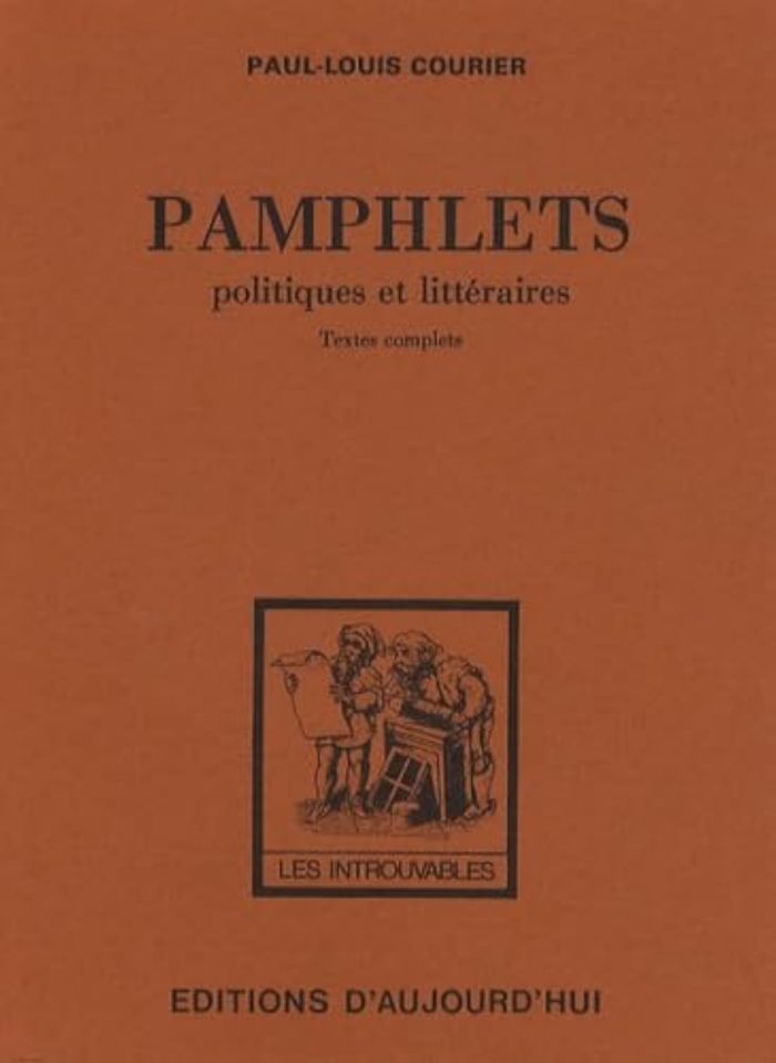 Couverture du livre « PAMPHLETS POLITIQUES ET LITTERAIRES.TEXTES COMPLETS » de Xxx, librairie Les Contes Infusés à Corte