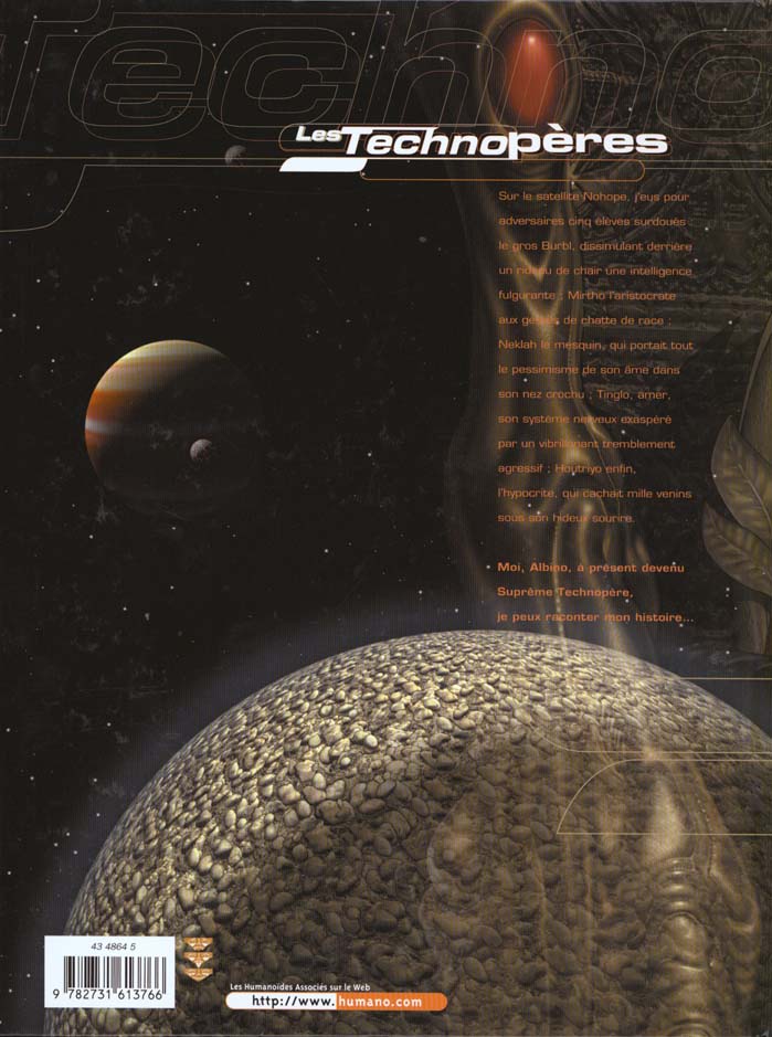 Quatrième de couverture de « LES TECHNOPERES T02 - ECOLE PENITENTIAIRE DE MOHOPE »