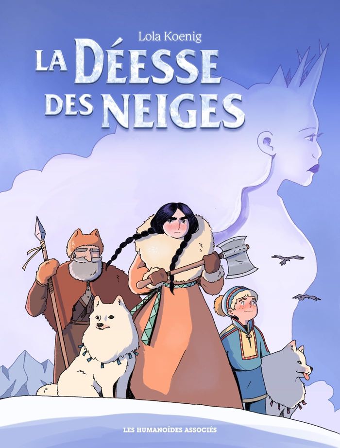 Couverture du livre « La déesse des neiges » de Lola Koenig, librairie Les Contes Infusés à Corte
