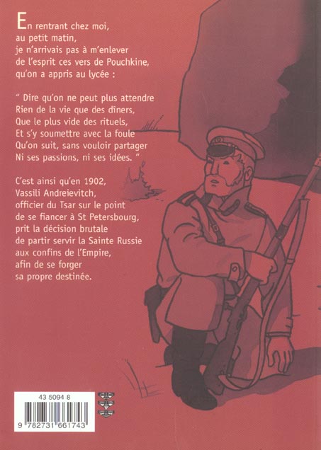 Quatrième de couverture de « KIZILKUM »
