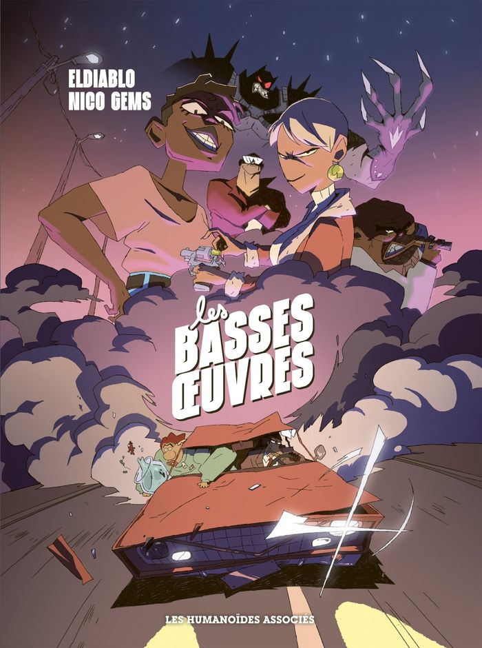 Couverture du livre « Les Basses OEuvres » de Eldiablo, librairie Les Contes Infusés à Corte