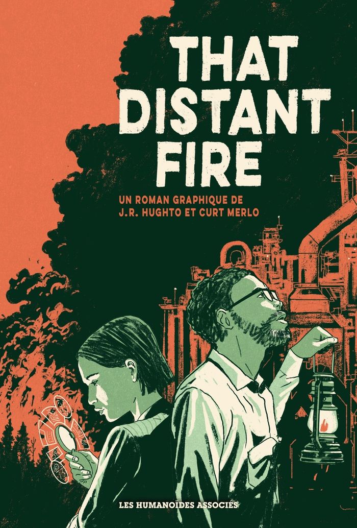 Couverture du livre « That distant fire », librairie Les Contes Infusés à Corte