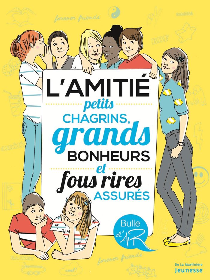 Couverture du livre « L'amitié, petits chagrins, grands bonheurs et fous rires assurés » de Aurore Meyer, librairie Les Contes Infusés à Corte