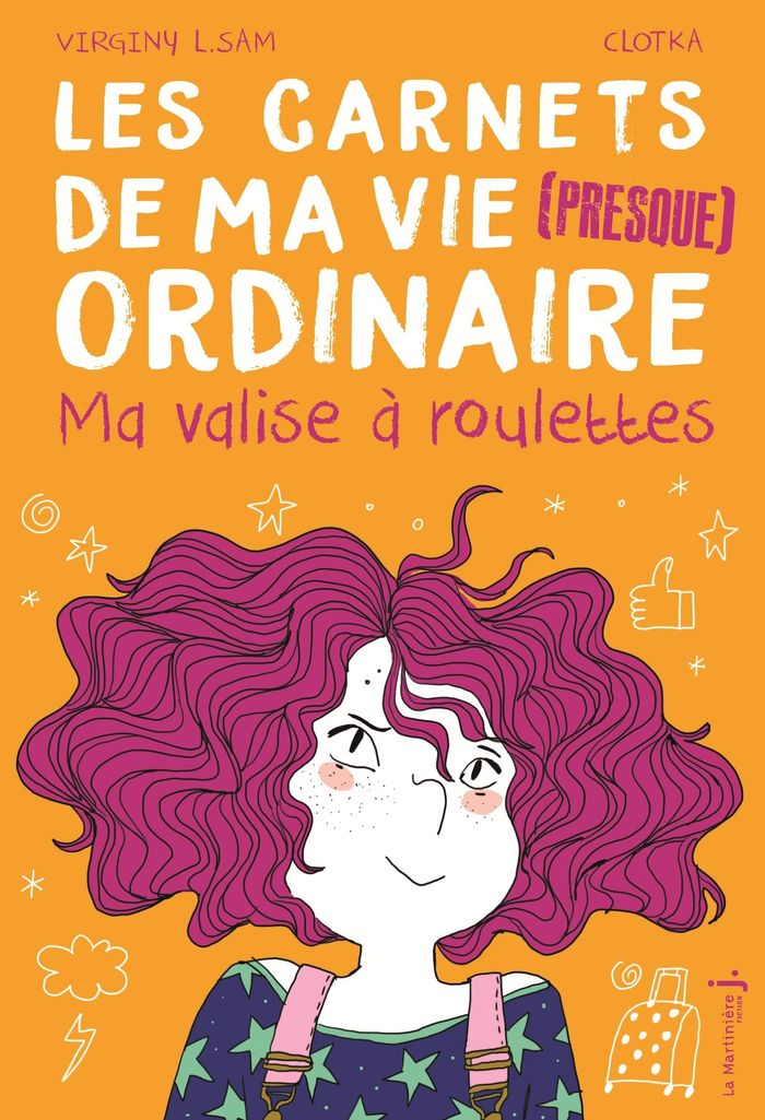 Couverture du livre « Ma valise à roulettes » de Virginy L. Sam, librairie Les Contes Infusés à Corte
