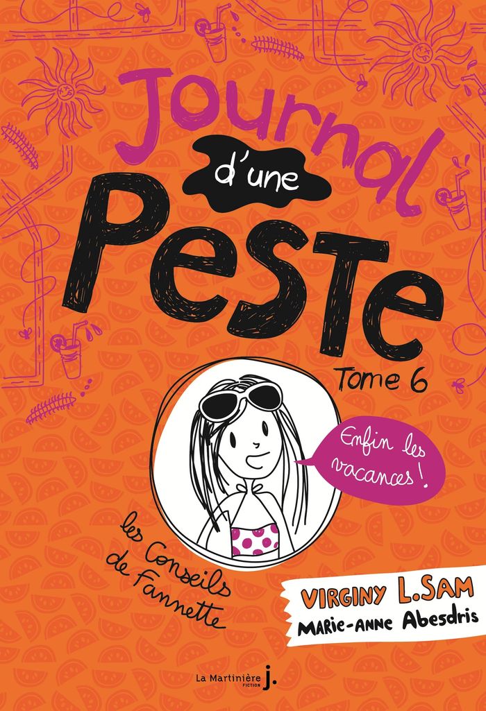 Couverture du livre « Enfin les vacances ! » de Virginy L. Sam, librairie Les Contes Infusés à Corte