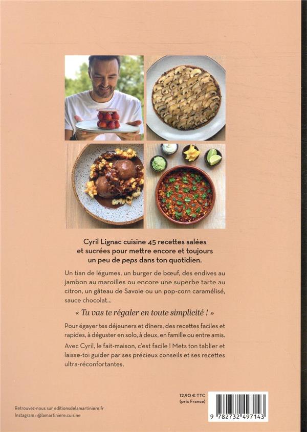 Quatrième de couverture de « FAIT MAISON N 3 PAR CYRIL LIGNAC »