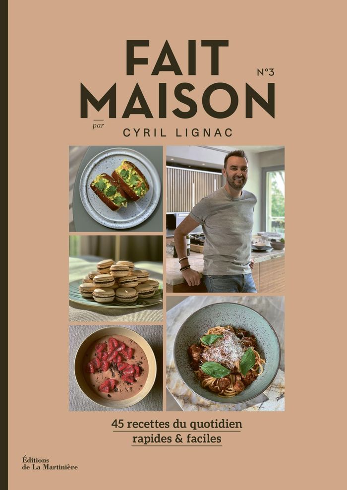 Couverture du livre « FAIT MAISON N 3 PAR CYRIL LIGNAC », librairie Les Contes Infusés à Corte