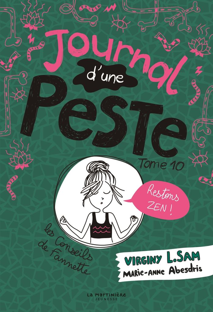 Couverture du livre « Restons zen ! » de Virginy L. Sam, librairie Les Contes Infusés à Corte