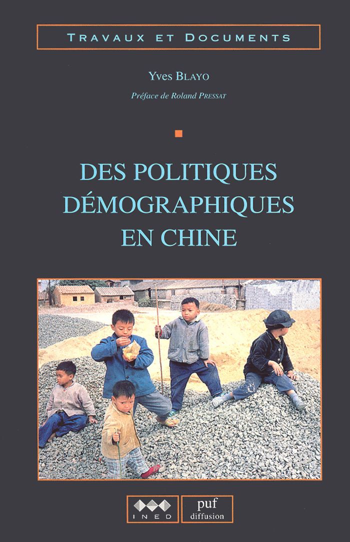 Couverture du livre « POLITIQUES DEMOGRAPHIQUES EN CHINE » de Blayo/pressat, librairie Les Contes Infusés à Corte