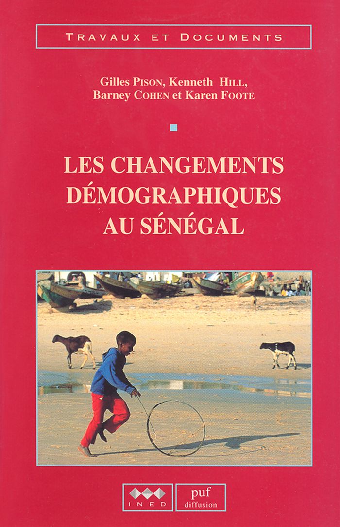 Couverture du livre « CHANGEMENTS DEMOGRAPHIQUES AU SENEGAL » de Foote/hill Pison/a., librairie Les Contes Infusés à Corte