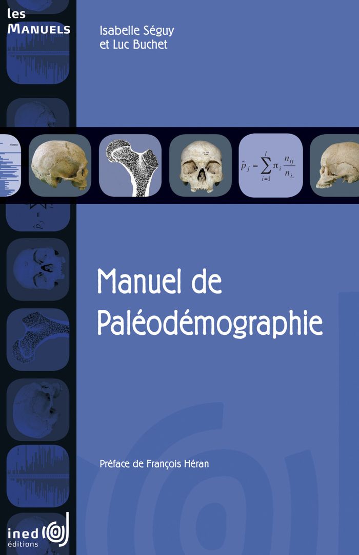 Couverture du livre « MANUEL DE PALEODEMOGRAPHIE » de Seguy/buchet/heran, librairie Les Contes Infusés à Corte