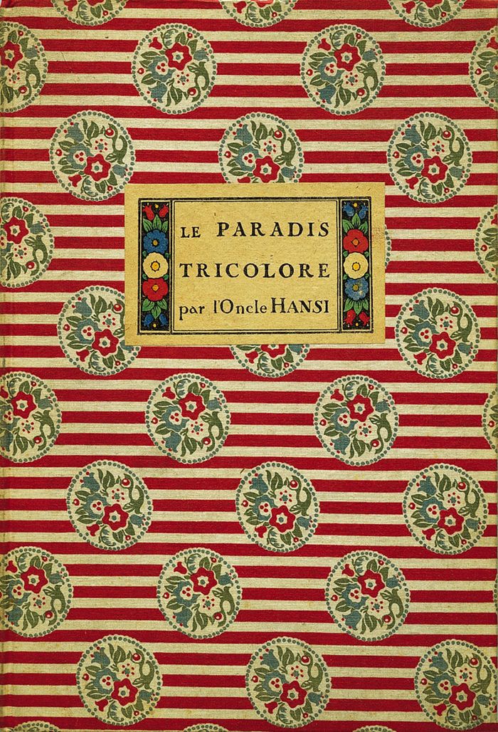 Couverture du livre « LE PARADIS TRICOLORE PAR L'ONCLE HANSI », librairie Les Contes Infusés à Corte