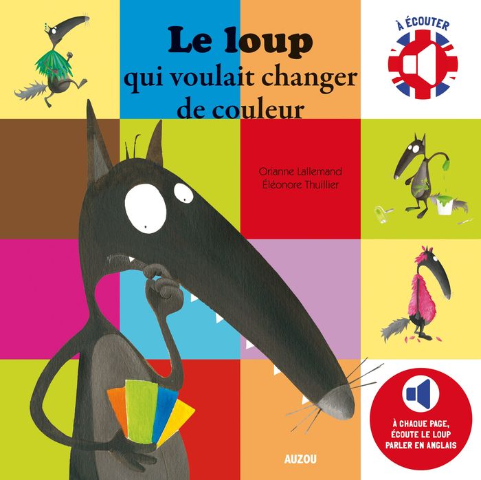 Couverture du livre « Le loup qui voulait changer de couleur », librairie Les Contes Infusés à Corte
