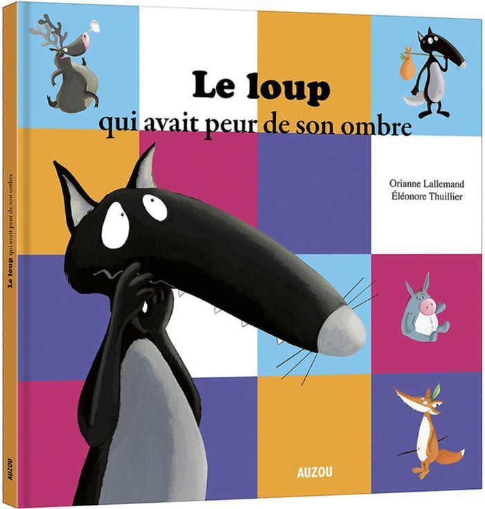Couverture du livre « Le loup qui avait peur de son ombre » de Orianne Lallemand, librairie Les Contes Infusés à Corte