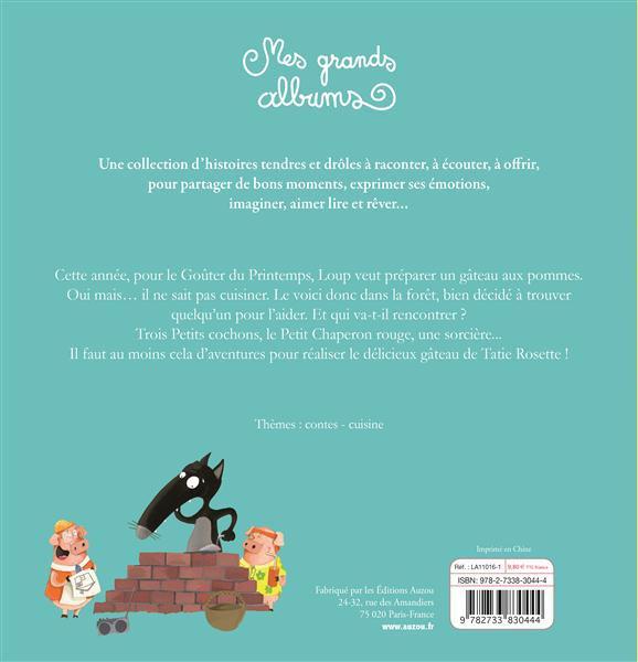 Quatrième de couverture de « Le loup qui découvrait le pays des contes »