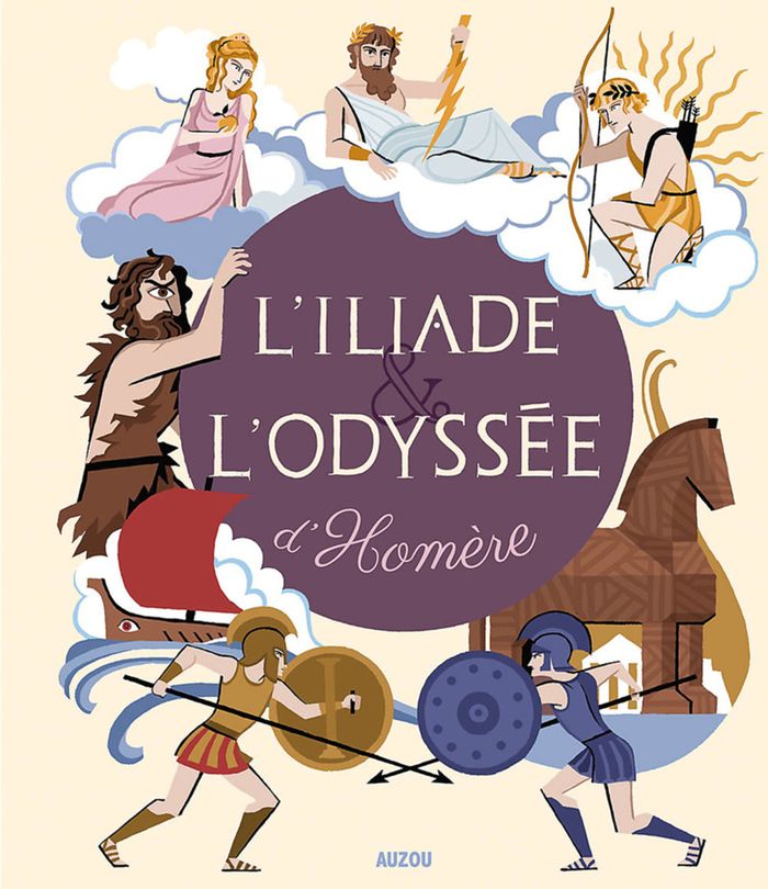 Couverture du livre « RECUEILS UNIVERSELS - L'ILIADE ET ODYSEE », librairie Les Contes Infusés à Corte