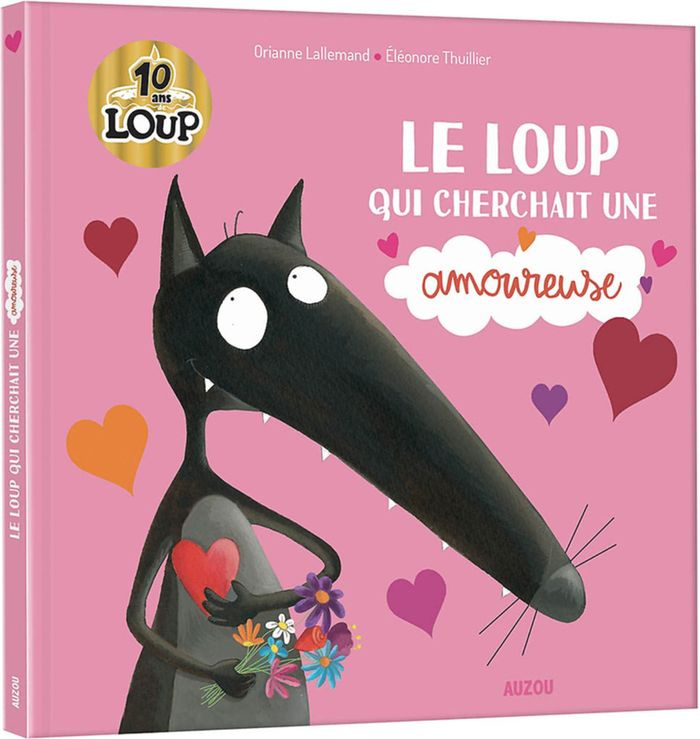Couverture du livre « Le loup qui cherchait une amoureuse » de Orianne Lallemand, librairie Les Contes Infusés à Corte
