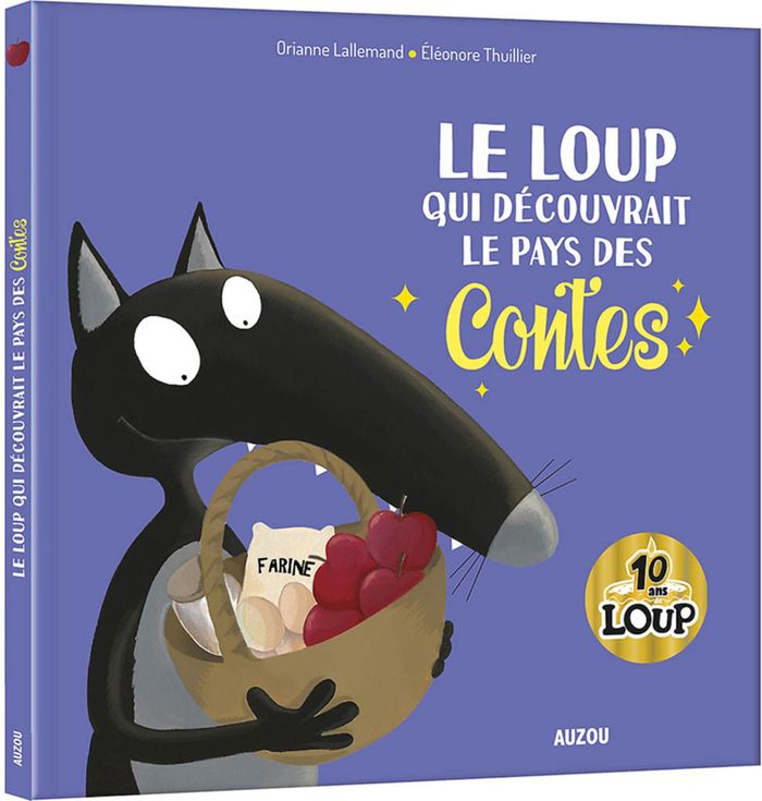 Couverture du livre « Le loup qui découvrait le pays des contes » de Orianne Lallemand, librairie Les Contes Infusés à Corte