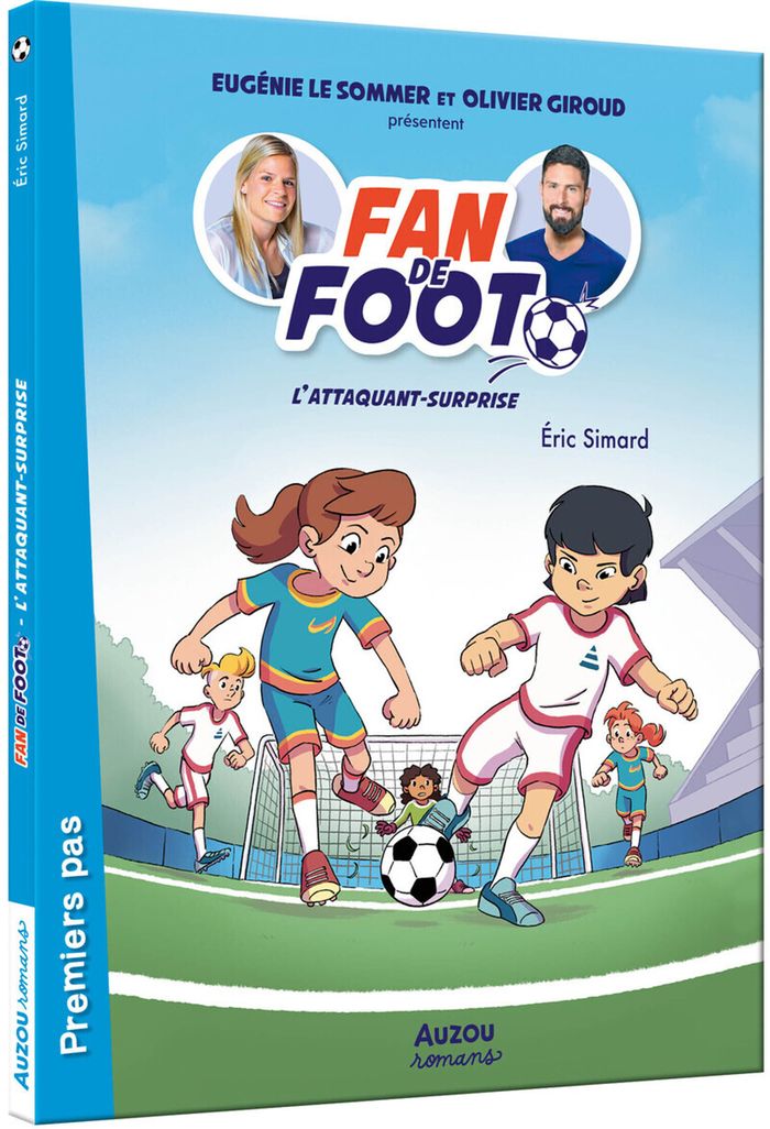 Couverture du livre « FAN DE FOOT - TOME 01 L'ATTAQUANT-SURPRISE - TOME 1 - VOL01 », librairie Les Contes Infusés à Corte